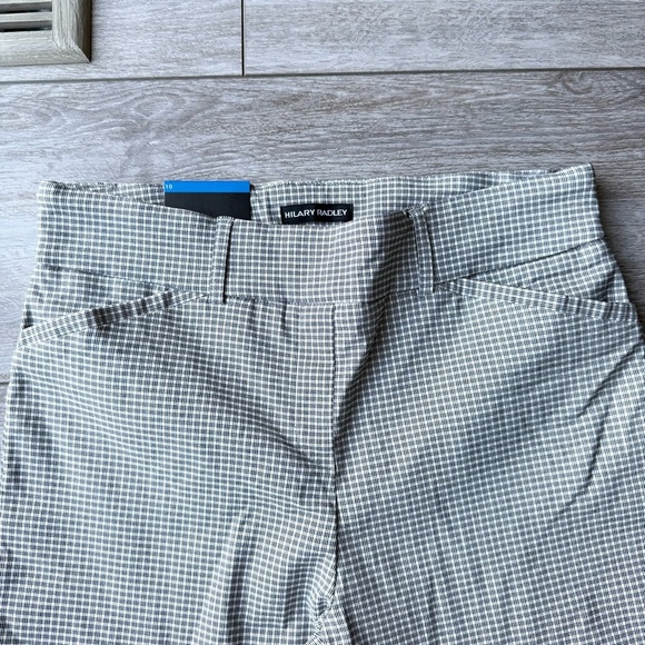 NWT Hilary Radley Plaid Slim Fit Cropped Pants - Picture 2 of 11